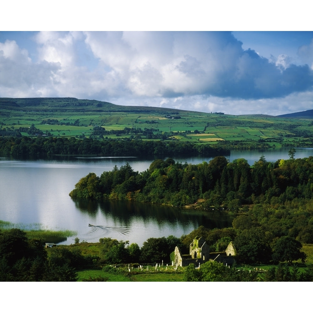 Ballindoon Abbey Lough Arrow Co Sligo Ireland Poster Print Image 2