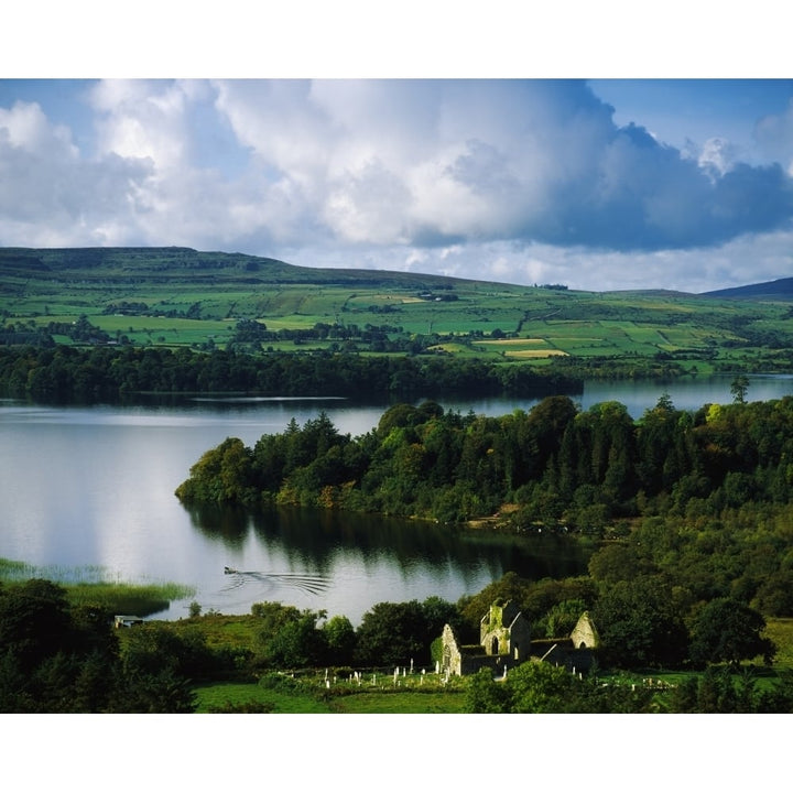 Ballindoon Abbey Lough Arrow Co Sligo Ireland Poster Print Image 1