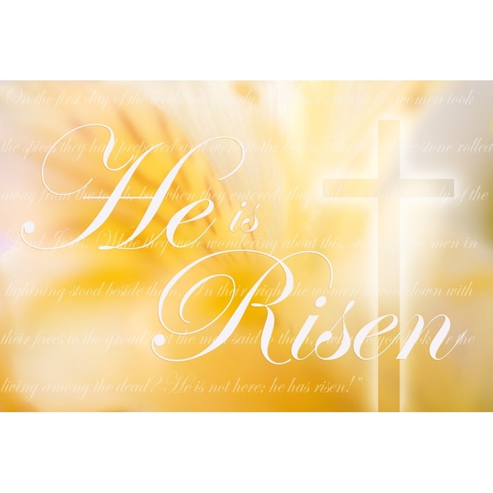 He Is Risen Computer Generated Image Poster Print by Chris and Kate Knorr / Design Pics Image 1