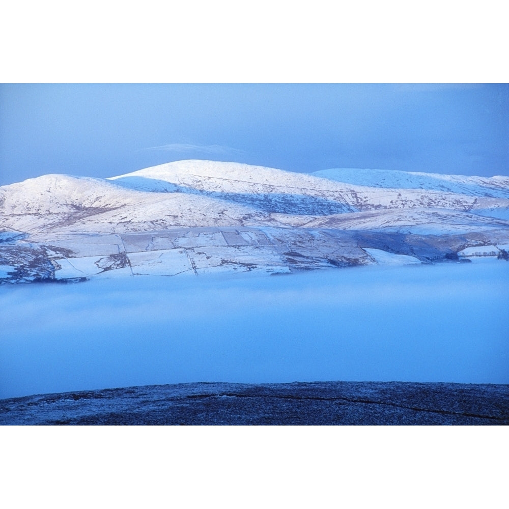 Mullaghclogha County Tyrone Ireland; Hilly Winter Landscape In Fog Poster Print Image 1