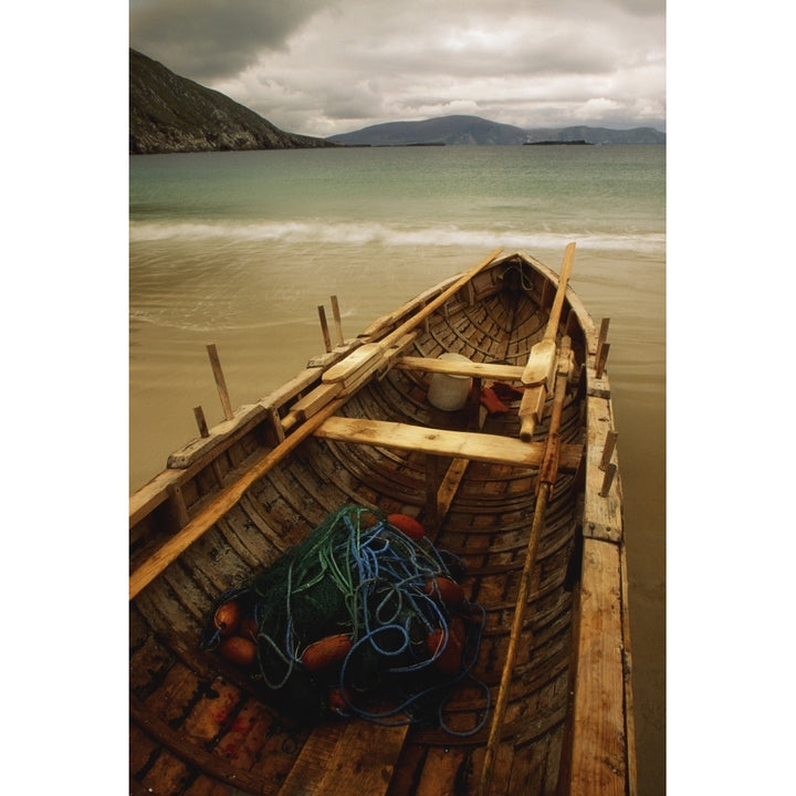 Achill Island County Mayo Ireland; Traditional Currach Poster Print Image 1