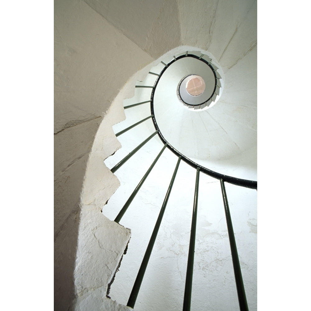 Dunmore East County Waterford Ireland; Spiral Staircase In Lighthouse Poster Print Image 2