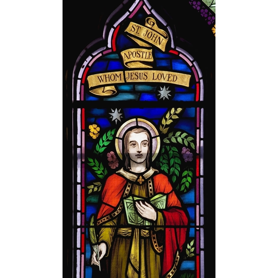 Stained Glass Window Poster Print by David Chapman / Design Pics Image 1