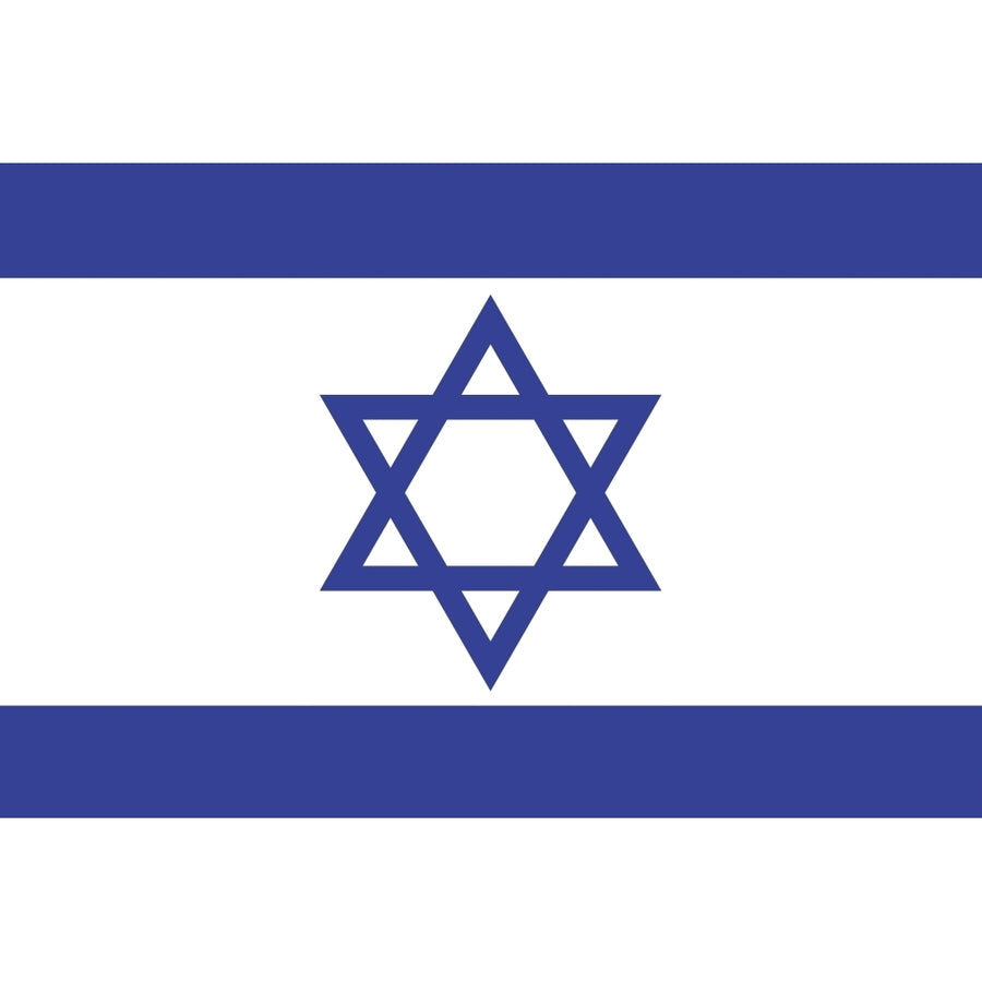 Israeli Flag Poster Print Image 1