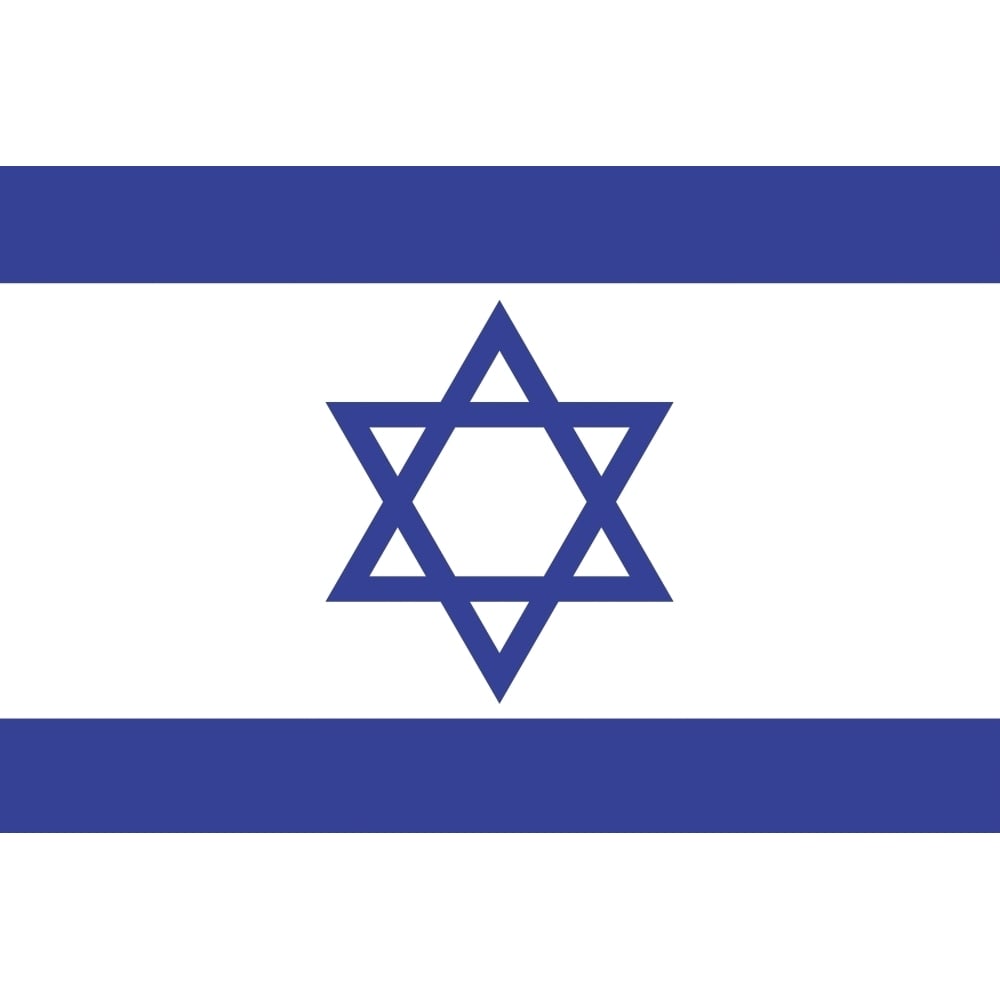 Israeli Flag Poster Print Image 1