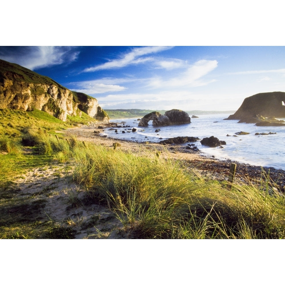 Ballintoy County Antrim Ireland; Beach Scenic Poster Print Image 1