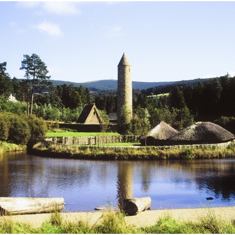 Ulster History Park Omagh County Tyrone Ireland; Crannog And Early Monastery Poster Print Image 2