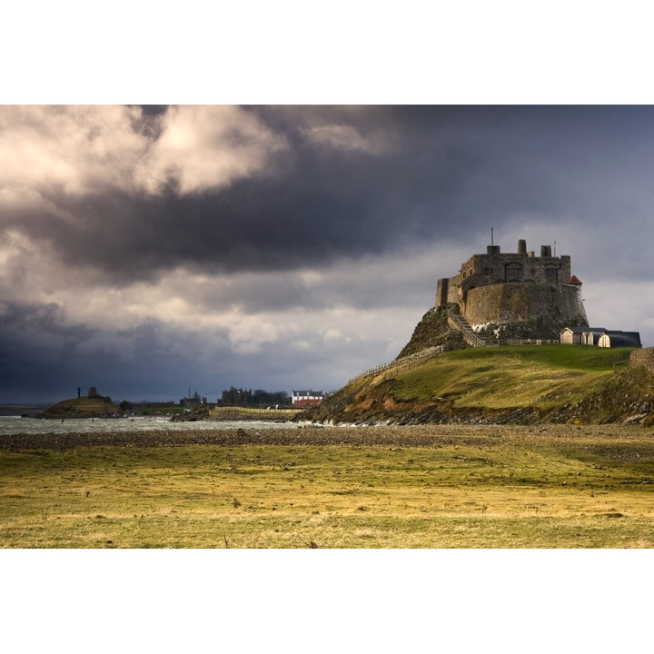 Lindisfarne Castle Beblowe Crag Berwick-Upon-Tweed Northumberland England Eu Poster Print Image 2