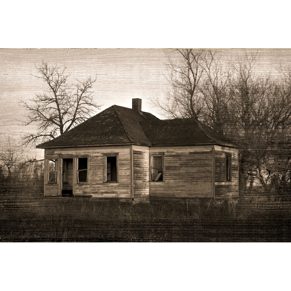 Abandoned Farm House Poster Print Image 2