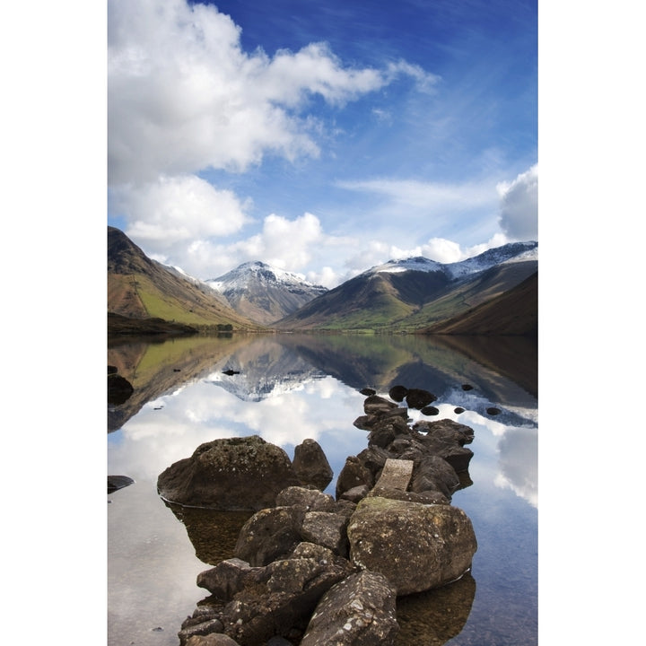 Mountains And Lake Lake District Cumbria England Poster Print Image 2