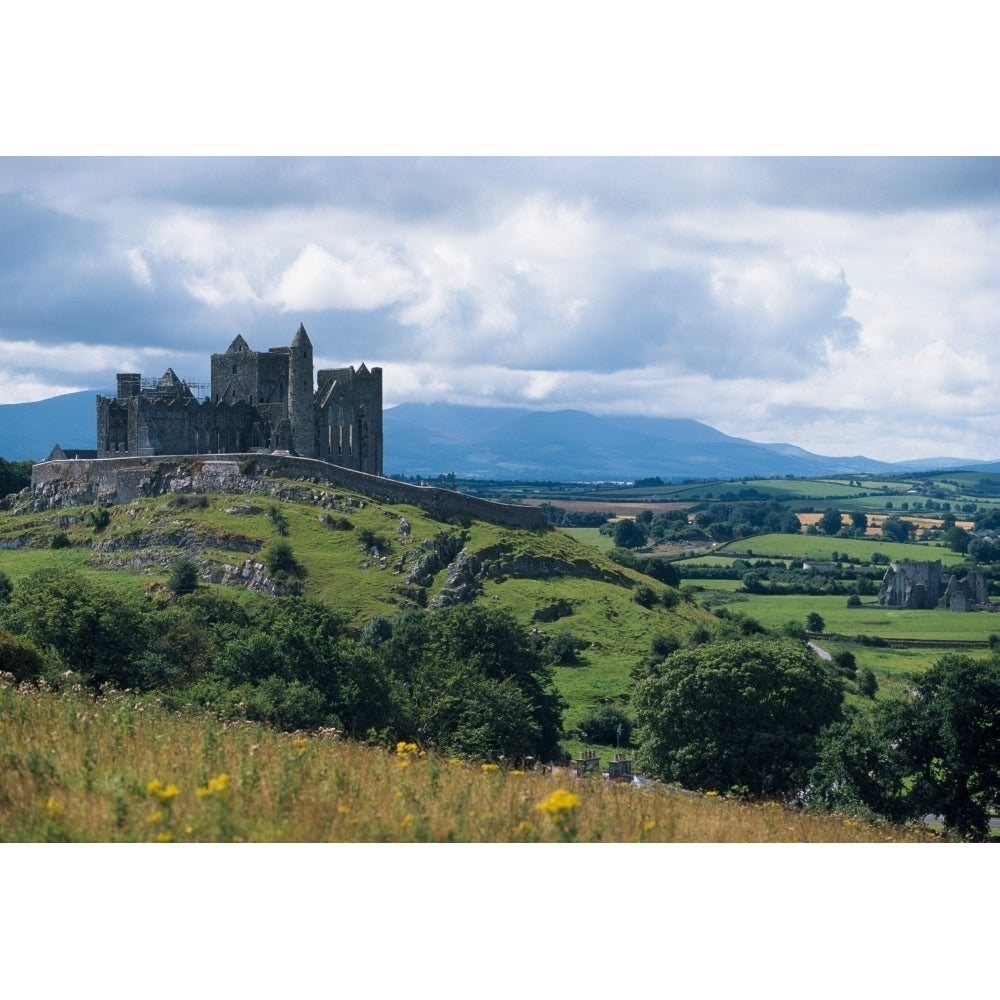 Rock Of Cashel Co Tipperary Ireland; Landscape With The Rock Of Cashel In The Distance Poster Print Image 2