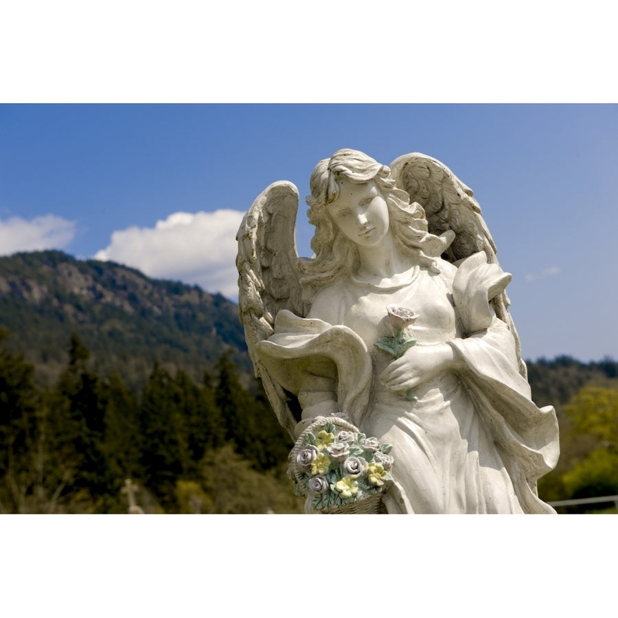 Statue Of An Angel Poster Print by Helene Cyr / Design Pics Image 1