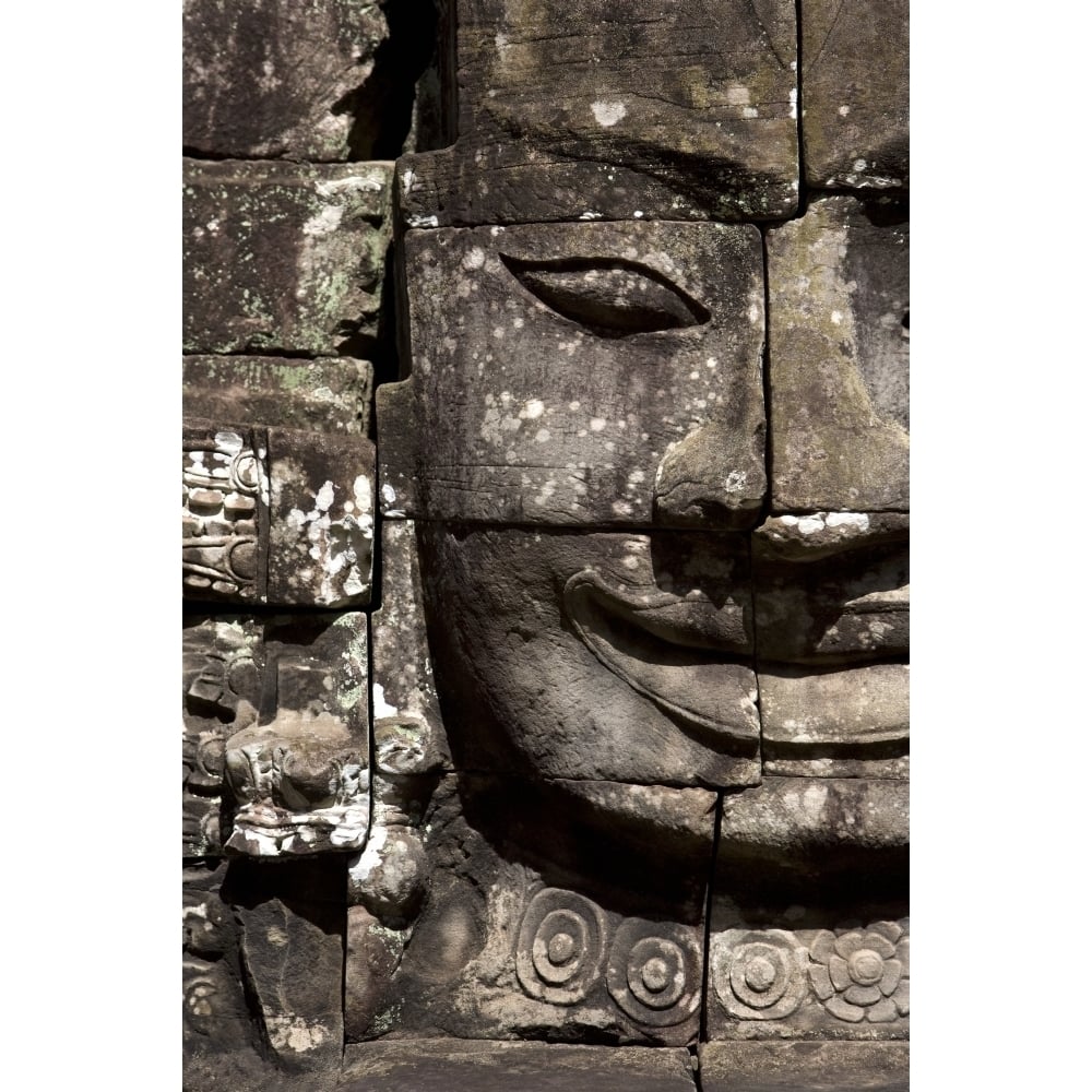 Bayon Temple Angkor Cambodia Poster Print Image 1