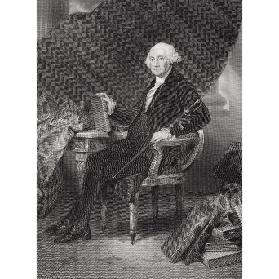 George Washington 1732-1799 Commander Of American Revolutionary Forces And First President Of The United States Of Amer Image 1