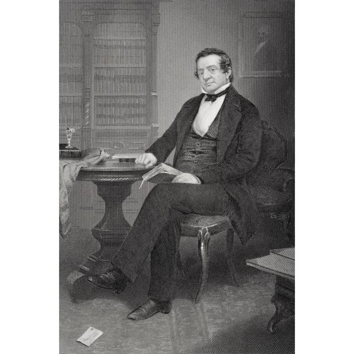 Washington Irving 1783-1859. American Author Known As First American Man Of Image 2