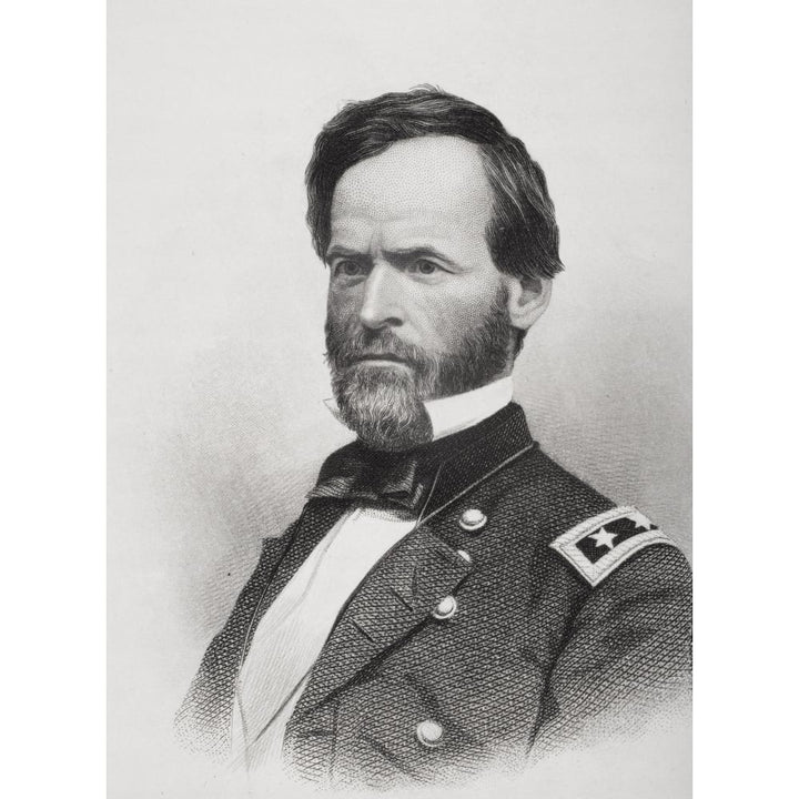 William T. Sherman 1820 To 1891. Union General Is American Civil War Poster Print Image 1