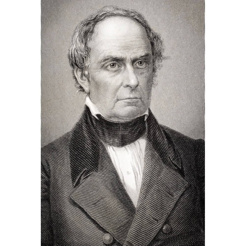 Daniel Webster 1782-1852 American Lawyer United States Senator Secretary Of State And Orator Engraving From A 19Th Centu Image 1