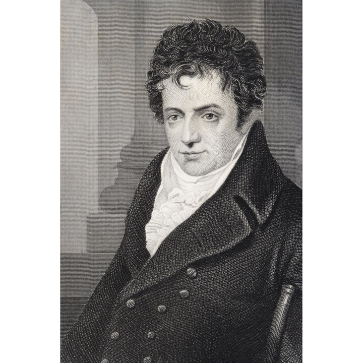 Robert Fulton 1765-1815 American Engineer And Inventor Of The Steamship Engraving From A 19Th Century Print Image 2