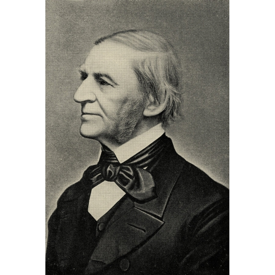 Ralph Waldo Emerson 1803 1882. American Author Poet and Philosopher.From The Book Image 1