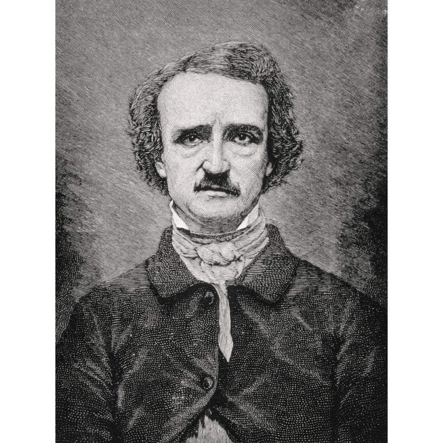 Edgar Allan Poe 1809 To 1849 American Author Editor And Critic From 19Th Century Print Poster Print Image 1