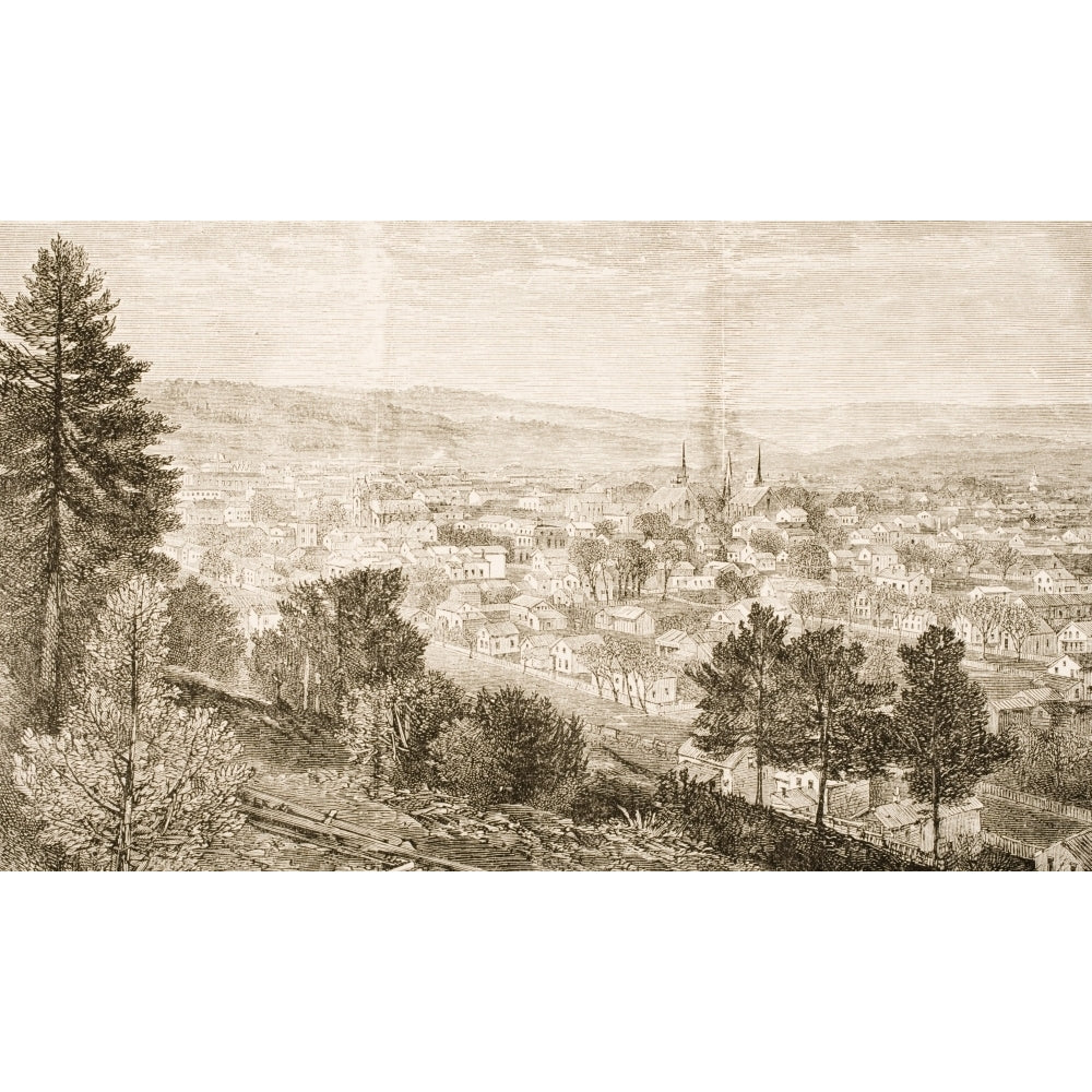 Ithaca And The Cornell University York State In C 1870 From American Pictures Drawn With Pen And Pencil By Rev Sam 3 Image 1