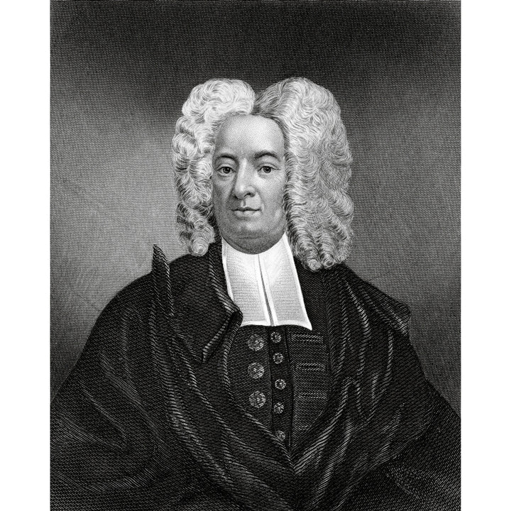 Cotton Mather 1663 To 1728 American Puritan Minister From 19Th Century Engraving Poster Print Image 2