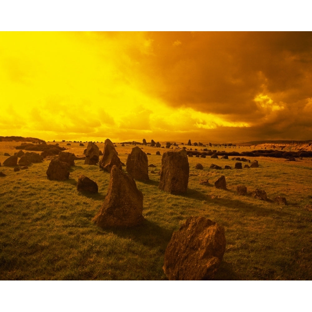 Beaghmore Stone Circles; Co Tyrone Ireland Poster Print Image 2