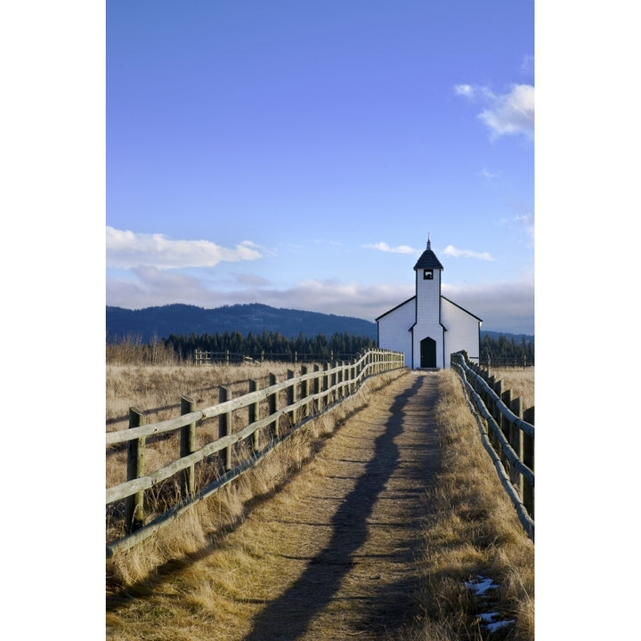 The Morley Church Alberta Canada Poster Print Image 2