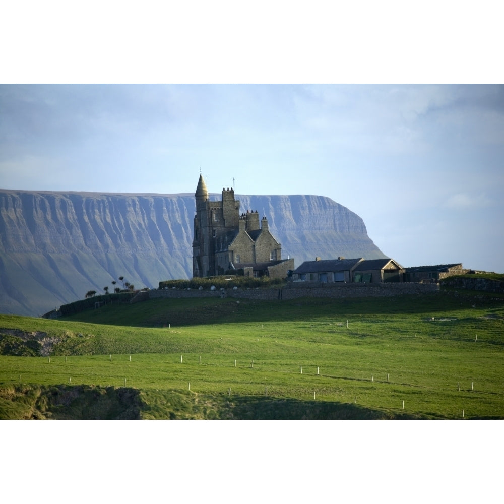 Classiebawn Castle Mullaghmore Co Sligo Ireland; 19Th Century Castle With Ben Bulben In The Distance Print Image 1