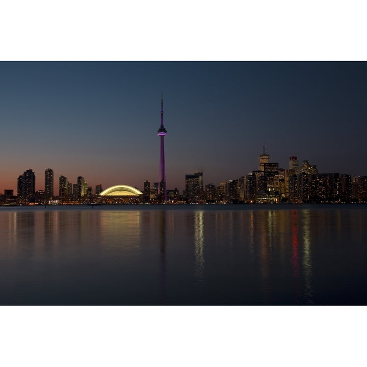 Toronto Skyline On September 2008; Toronto Ontario Canada Poster Print Image 1