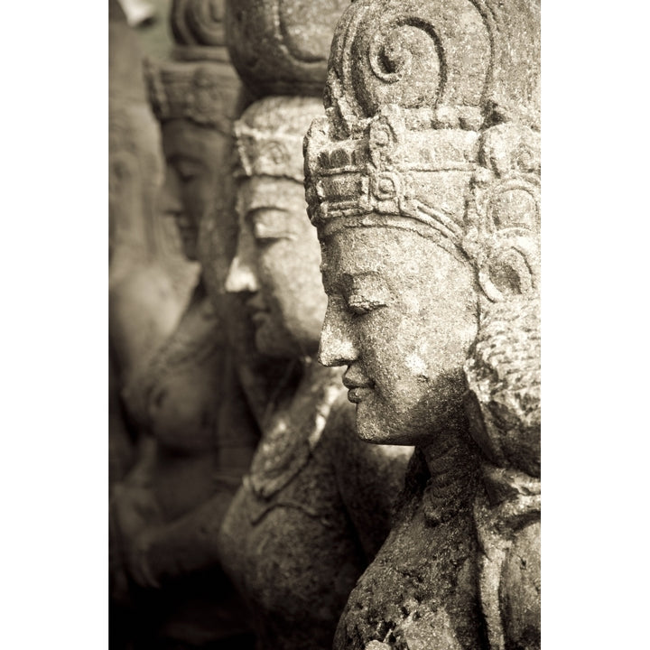 Bali Indonesia Asia; Stone Statues Poster Print Image 1