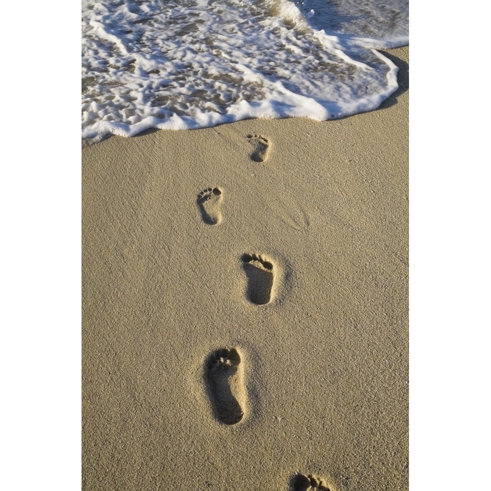 Footprints In The Sand Poster Print Image 1