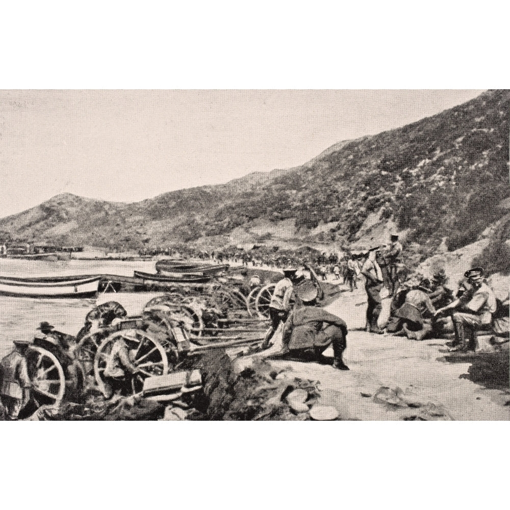 Australian Troops On Anzac Cove Gallipoli Peninsula Turkey 1915 From The War Illustrated Album Deluxe Published London 1 Image 2