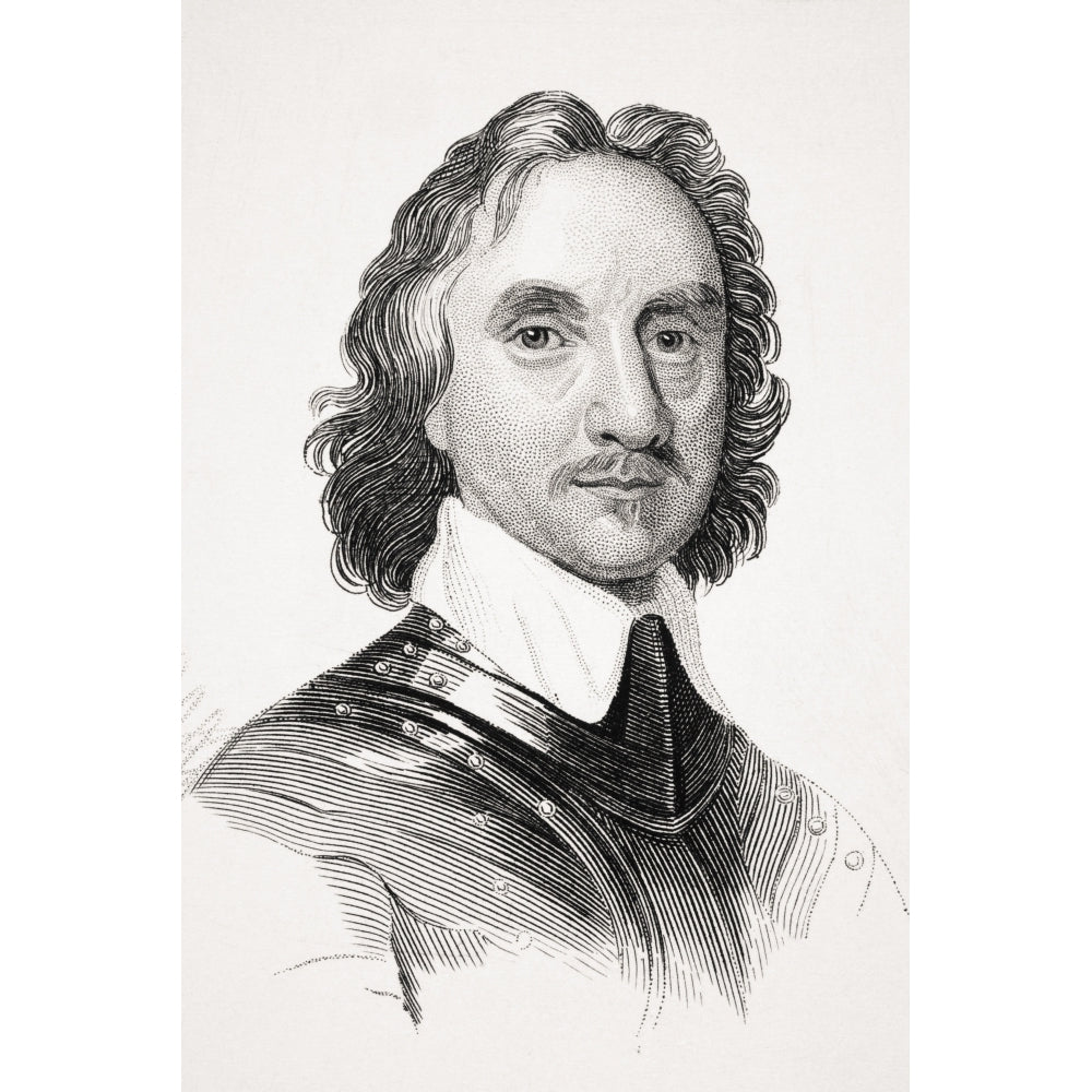 Oliver Cromwell 1599 To1658 English Military Leader And Politician Head Of State 1653 To 1659 From Old Englands Worthie Image 1