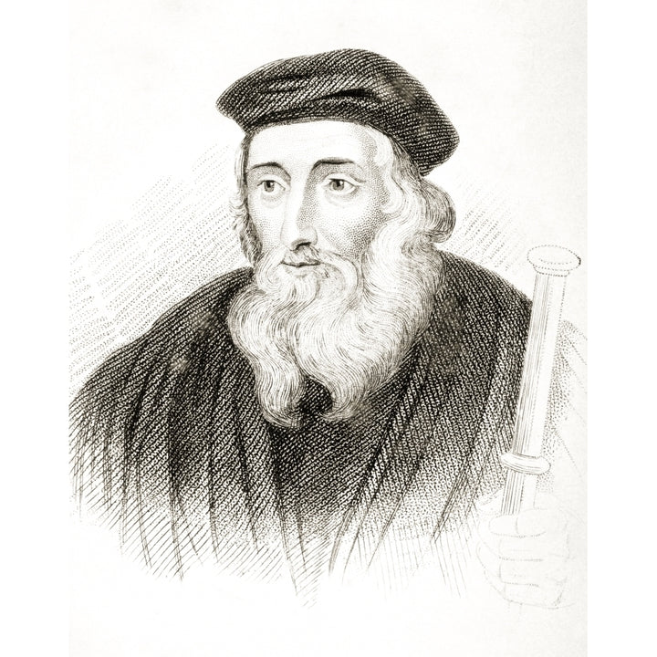 John Wycliffe Also Spelled Wycliff Wyclif Wicliffe Wiclif C 1330-1384 English Theologian Philosopher And Church Reformer Image 2