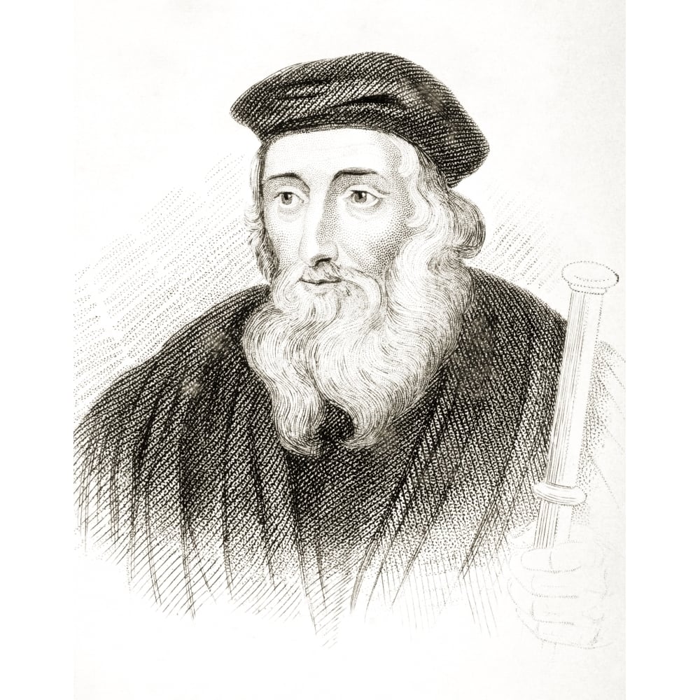 John Wycliffe Also Spelled Wycliff Wyclif Wicliffe Wiclif C 1330-1384 English Theologian Philosopher And Church Reformer Image 1