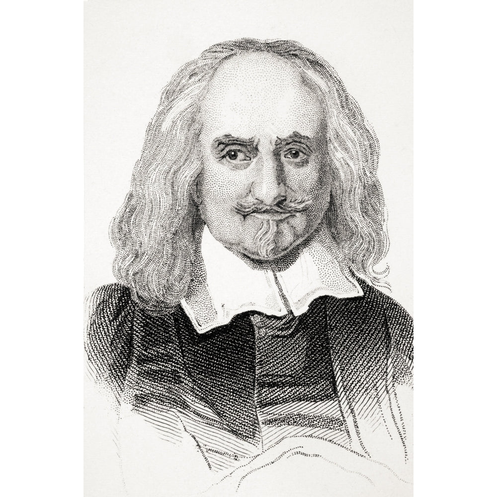 Thomas Hobbes 1588-1679 English Philosopher And Political Theorist From Old Englands Worthies By Lord Brougham And Othe Image 1