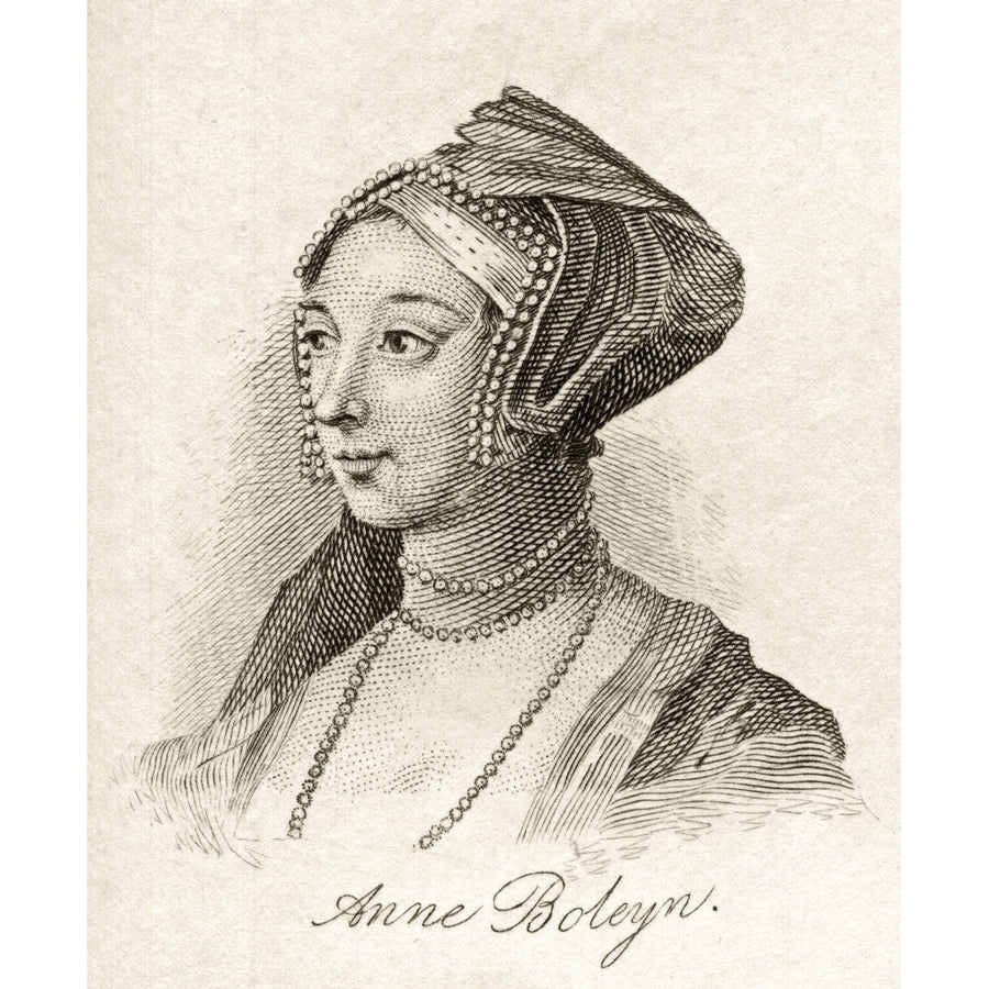 Anne Boleyn Also Spelled Bullen 1507-1536 English Queen Second Wife Of Henry Viii From The Book Crabbs Historical Dictio Image 1