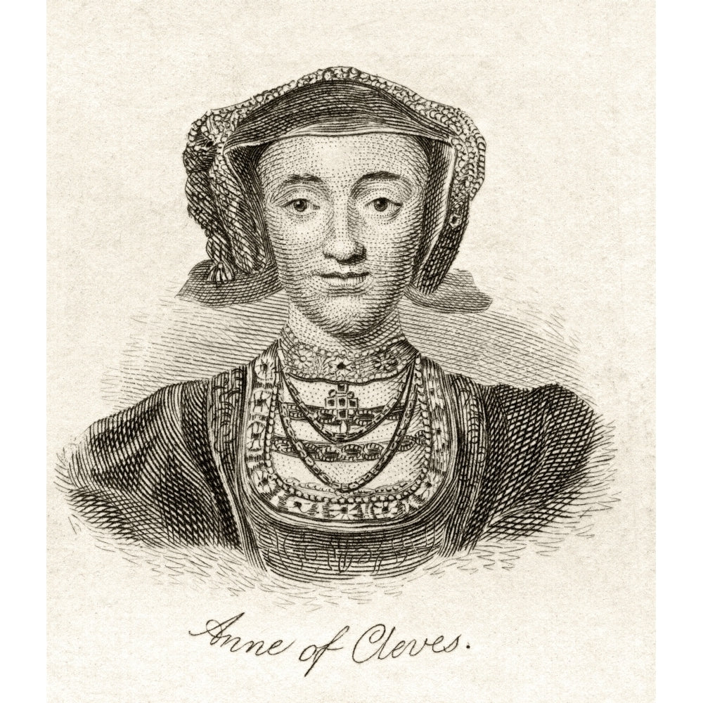 Anne Of Cleves 1515 1557 Queen Consort Of England Fourth Wife Of Henry Viii From The Book Crabbs Historical Dictionary 1 Image 2