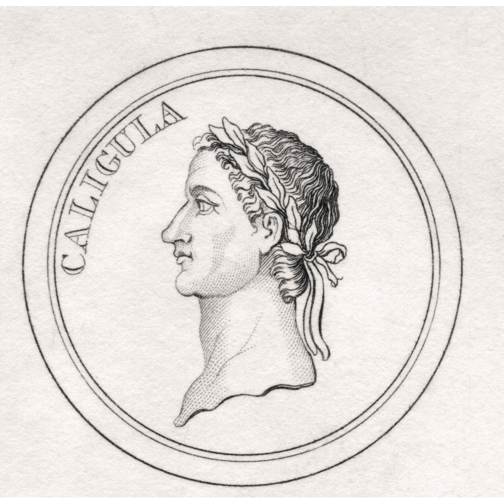 Caligula Gaius Julius Caesar Augustus Germanicus 12 41Ad Roman Emperor From The Book Crabbs Historical Dictionary Publ 1 Image 1