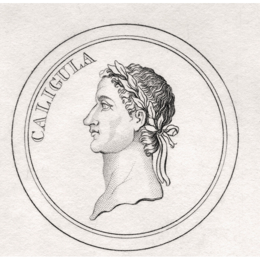 Caligula Gaius Julius Caesar Augustus Germanicus 12 41Ad Roman Emperor From The Book Crabbs Historical Dictionary Publ 1 Image 1