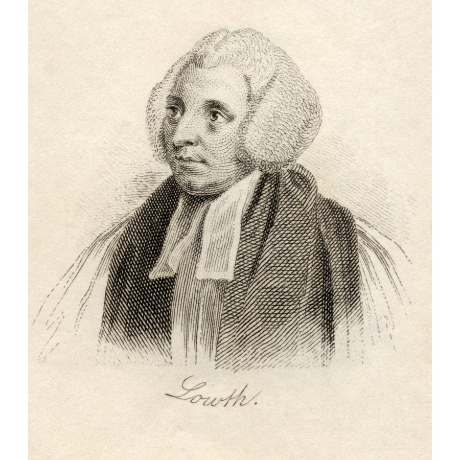 Robert Lowth 1710 1787 Bishop Of The Church Of England And Professor Of Poetry At Oxford University From The Book Crab 1 Image 1