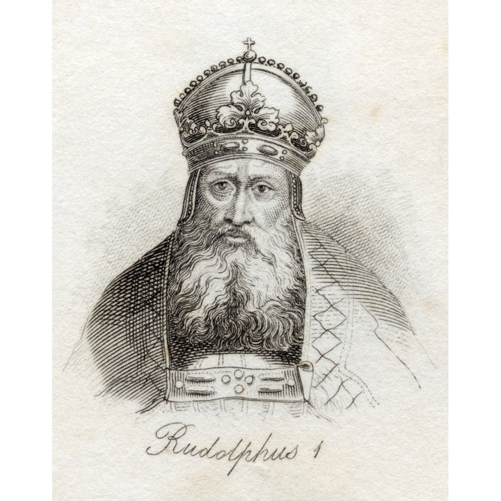 Rudolph I Of Germany Rudolph Of Habsburg 1218-1291 King Of The Holy Roman Empire From The Book Crabbs Historical Diction Image 2