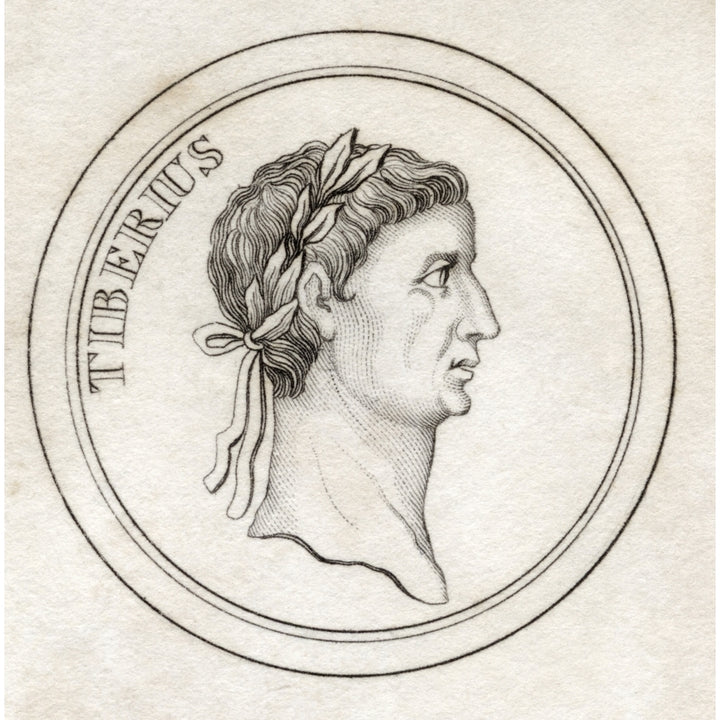 Tiberius I Tiberius Caesar Augustus Born Tiberius Claudius Nero 42Bc 37Ad Second Roman Emperor From The Book Crabbs Hi 1 Image 1