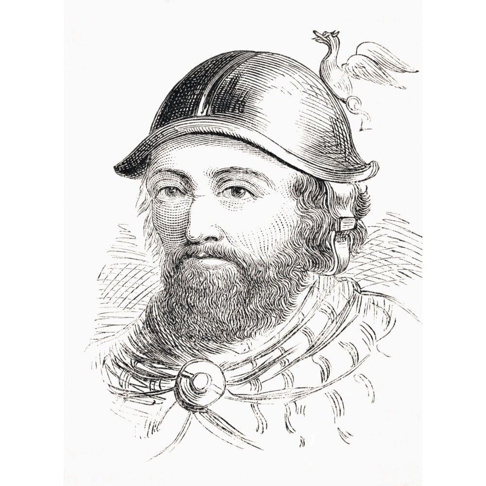 Sir William Wallace Circa 1272-76 To 1305 From The National And Domestic History Of England By William Aubrey Published Image 1