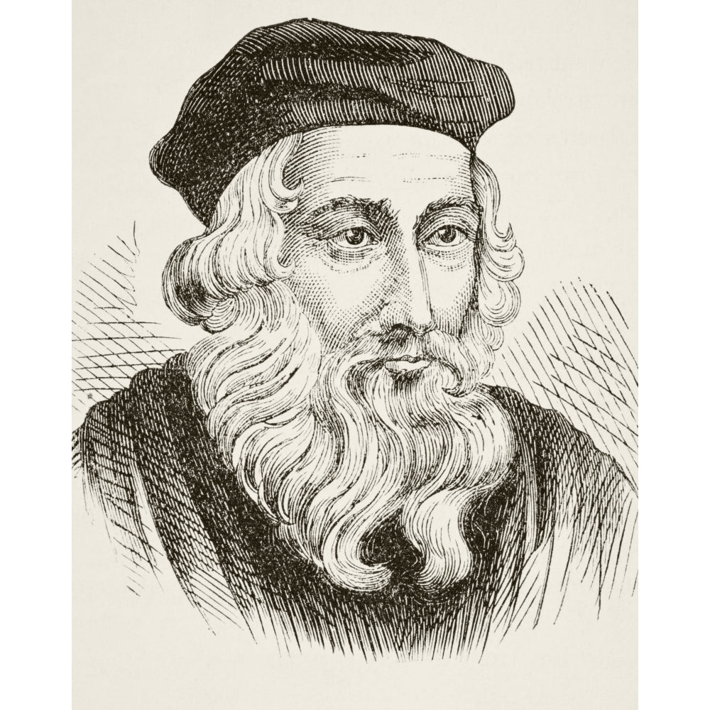 John Wycliffe Circa 1325 To 1384 English Theologian Reformist And Translator From The National And Domestic History Of 1 Image 1