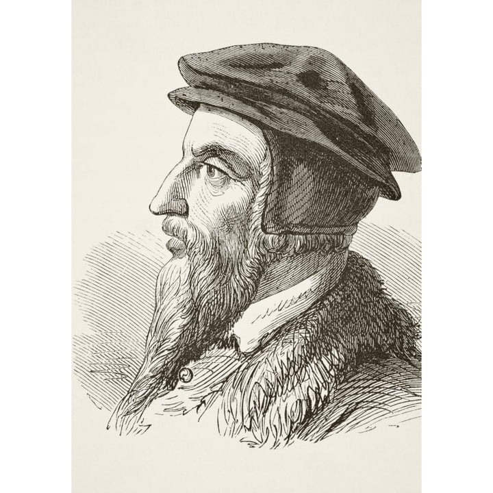 John Calvin 1509 To 1564 French Protestant Reformation Theologian From The National And Domestic History Of England By 1 Image 1