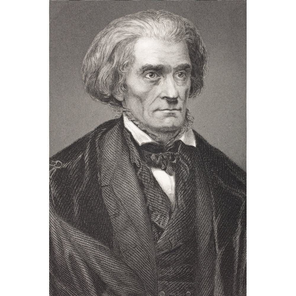 John Caldwell Calhoun 1782 - 1850 American Politician And 7Th Vice President Of America From The Book Gallery Of Histo 1 Image 1