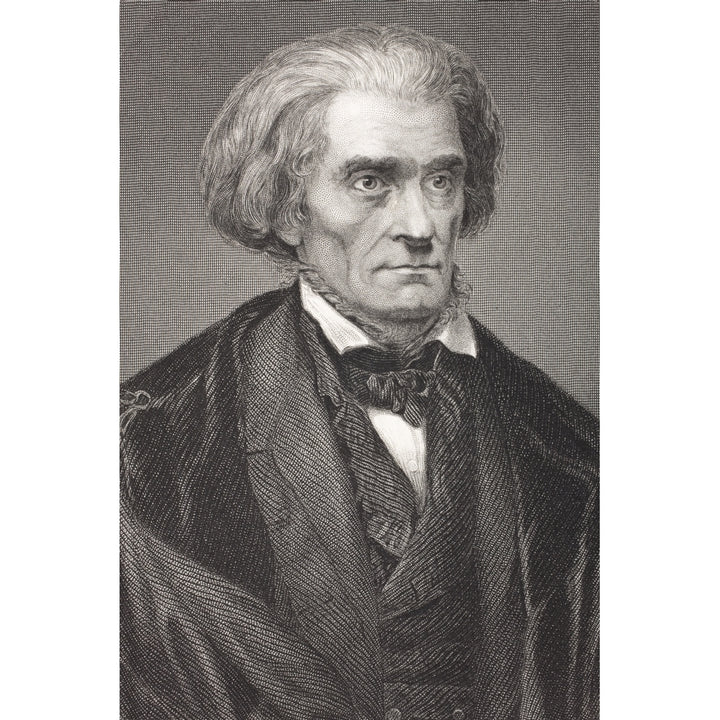 John Caldwell Calhoun 1782 - 1850 American Politician And 7Th Vice President Of America From The Book Gallery Of Histo 1 Image 1