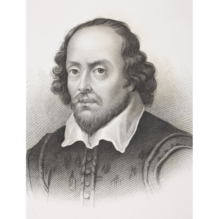 William Shakespeare 1564 - 1616 English Poet Playwright Dramatist And Actor From The Book Gallery Of Historical Portra 1 Image 1